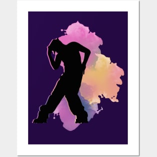 Dancing man Posters and Art